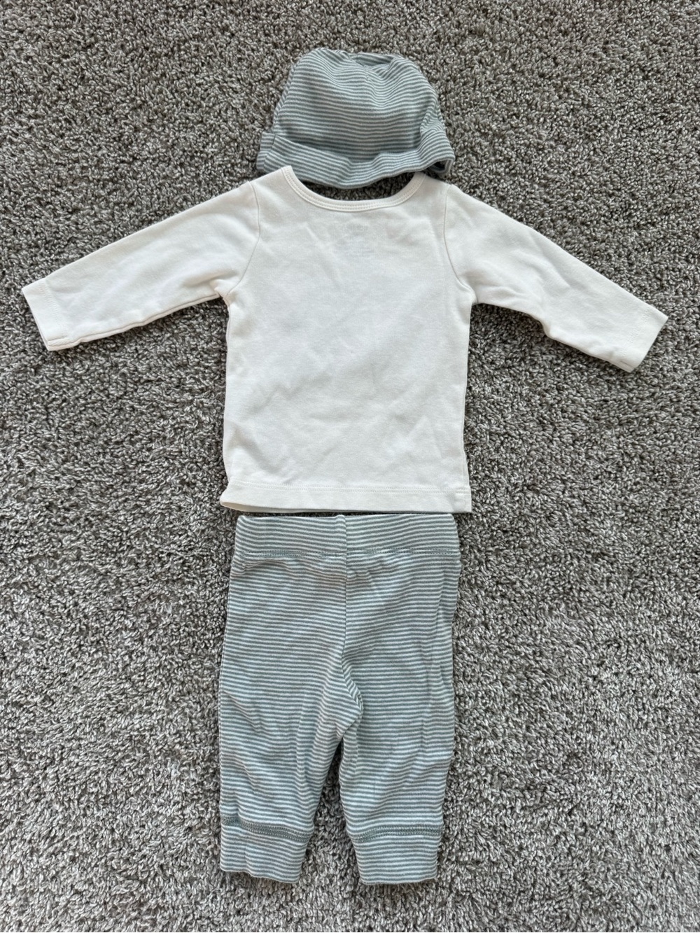 Baby Boy Clothing Bundle 0–3 Months Knit Sweater Cardigan, Shirt pant Hat Fall - Picture 3 of 12